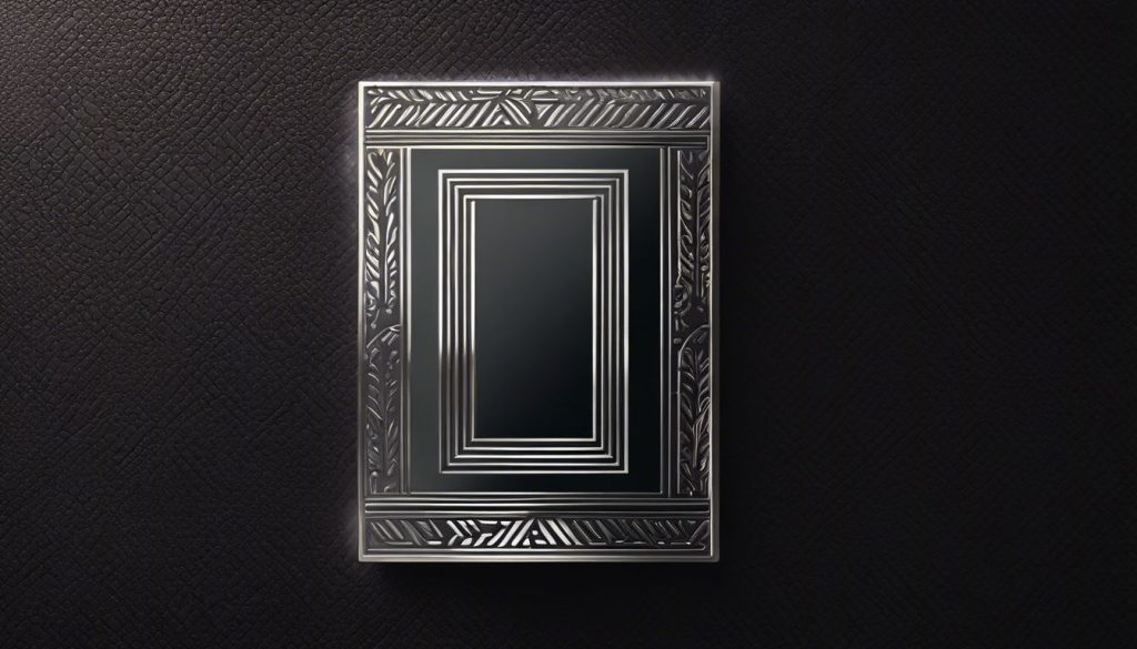 Een glanzende platina staaf op een donkere fluwelen achtergrond straalt luxe uit.