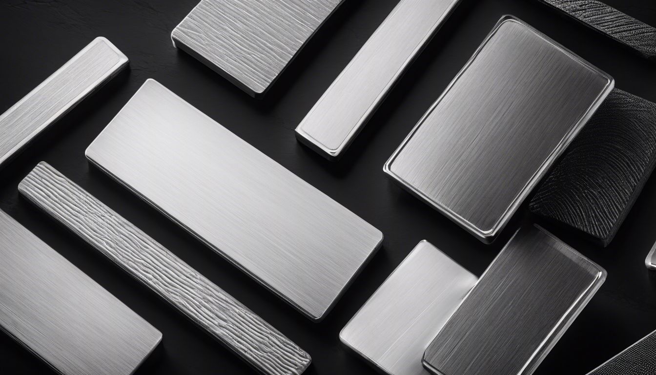 Een zachte, zilverwitte palladium metalen staaf in plat design.
